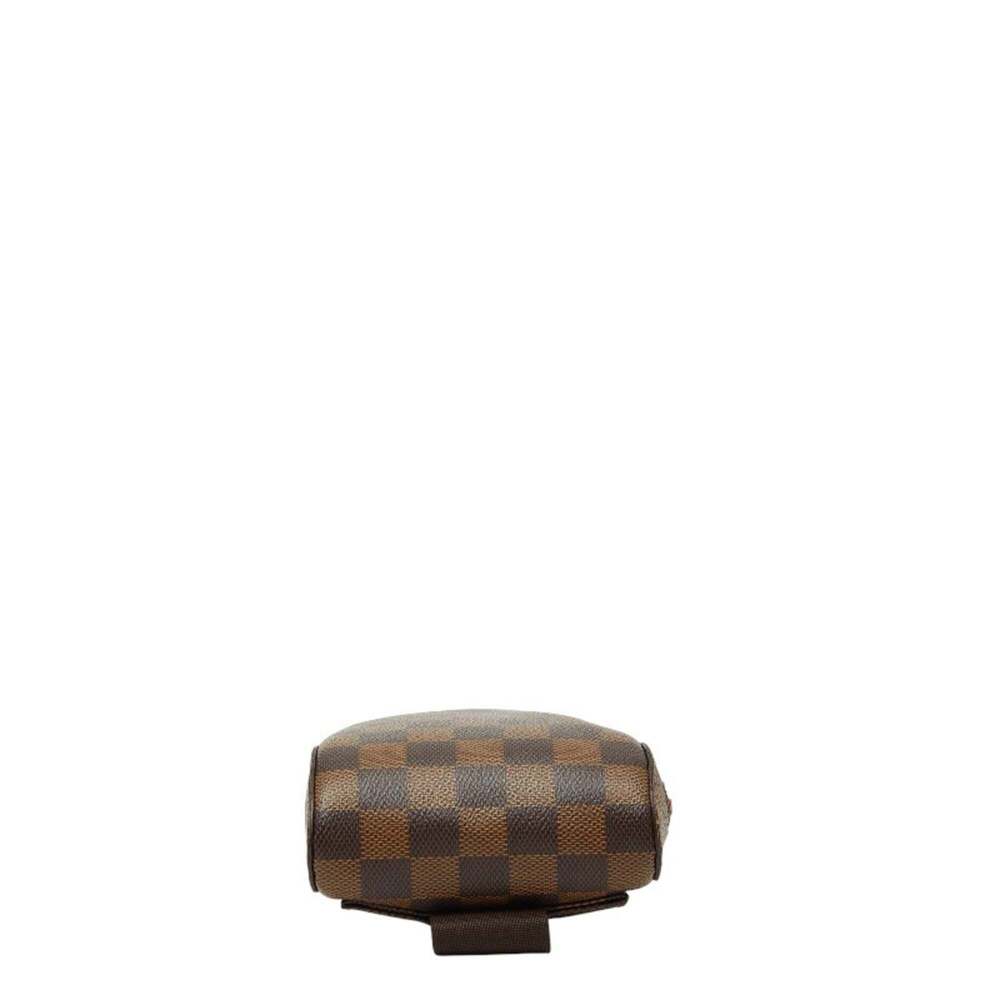 LOUIS VUITTON Authentic Brown Damier Leather Hobo Bag - Picture 3 of 12